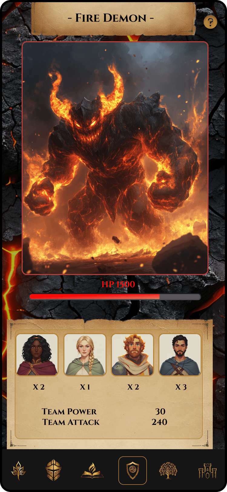 Fire Demon screen
